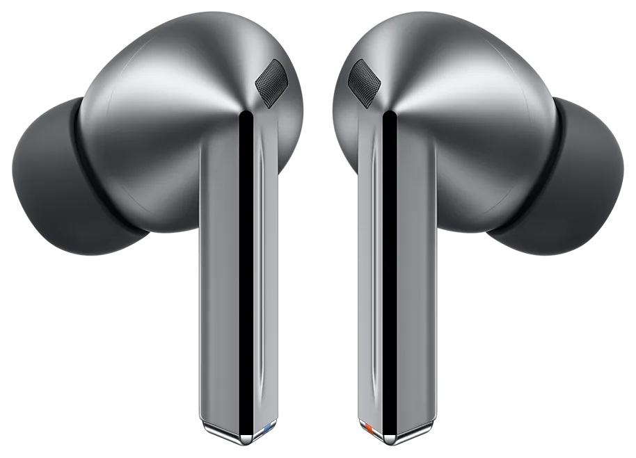 Samsung Galaxy Buds3 Pro — Samsung’un Galaxy Buds3 Pro ürün görseli, gümüş renk.